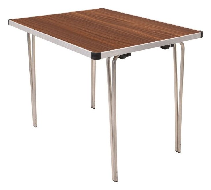 GoPak Contour25 Plus Folding Table, Teak top