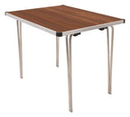GoPak Contour25 Plus Folding Table, Teak top