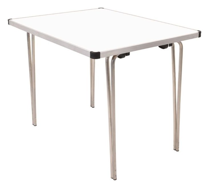 GoPak Contour25 Plus Folding Table, White top