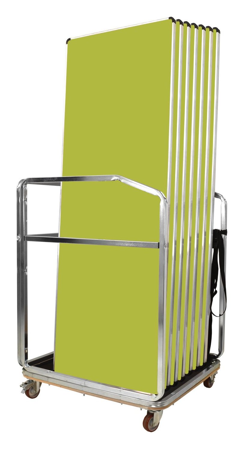 GoPak Contour25 Plus Table Trolley Bundle, Acid Green top