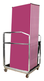 GoPak Contour25 Plus Table Trolley Bundle, Fuchsia top