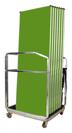 GoPak Contour25 Plus Table Trolley Bundle, Pea Green top