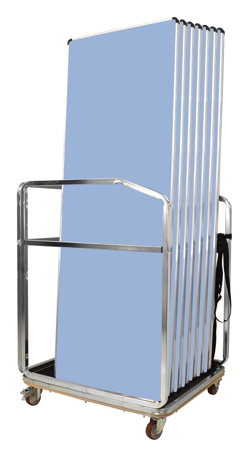 GoPak Contour25 Plus Table Trolley Bundle, Powder Blue top