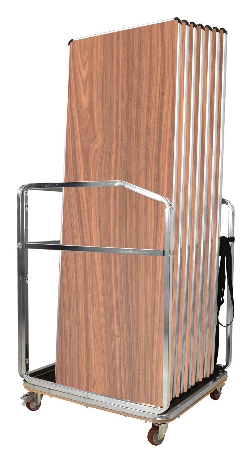 GoPak Contour25 Plus Table Trolley Bundle, Teak top