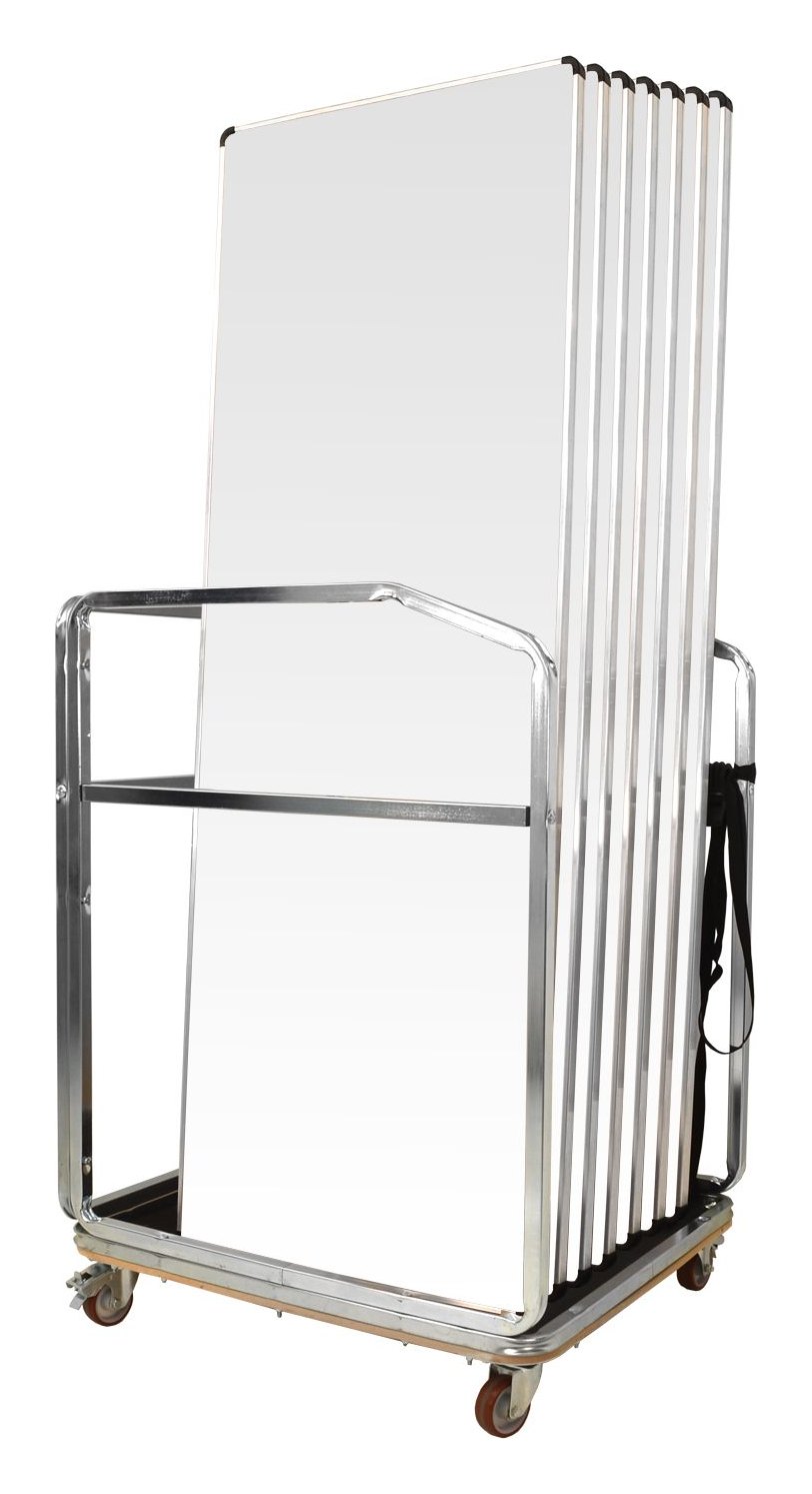GoPak Contour25 Plus Table Trolley Bundle, White top