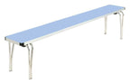 GoPak Contour25 Stacking Benches, Powder Blue top