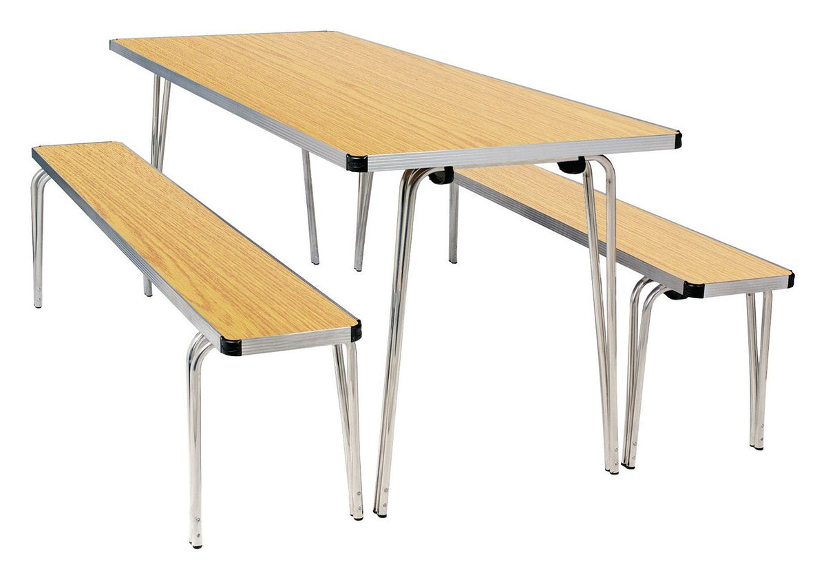 GoPak Economy Folding Table and Bench Set