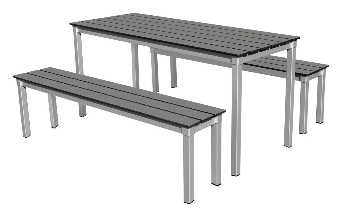 GoPak Enviro Compact Slatted Outdoor Table Set, view 3