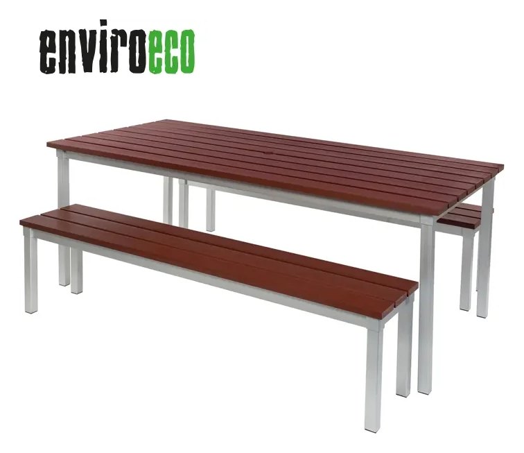 GoPak Enviro Mahogany Outdoor Rectangular Duo Set