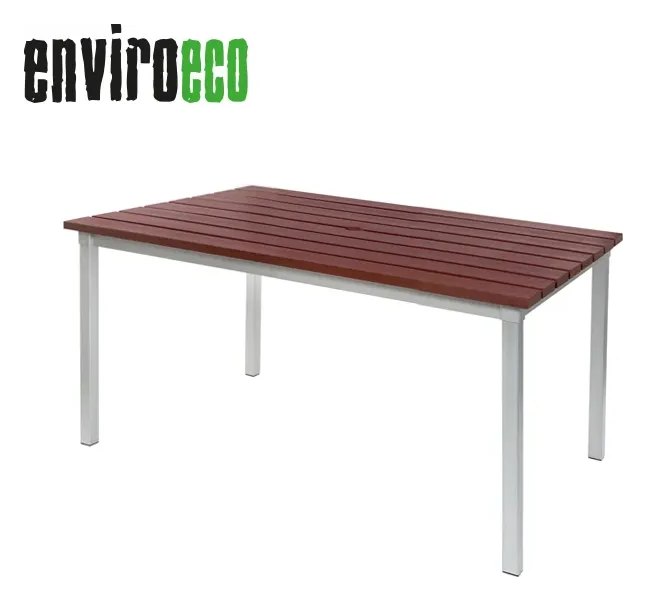 GoPak Enviro Mahogany Outdoor Rectangular Table