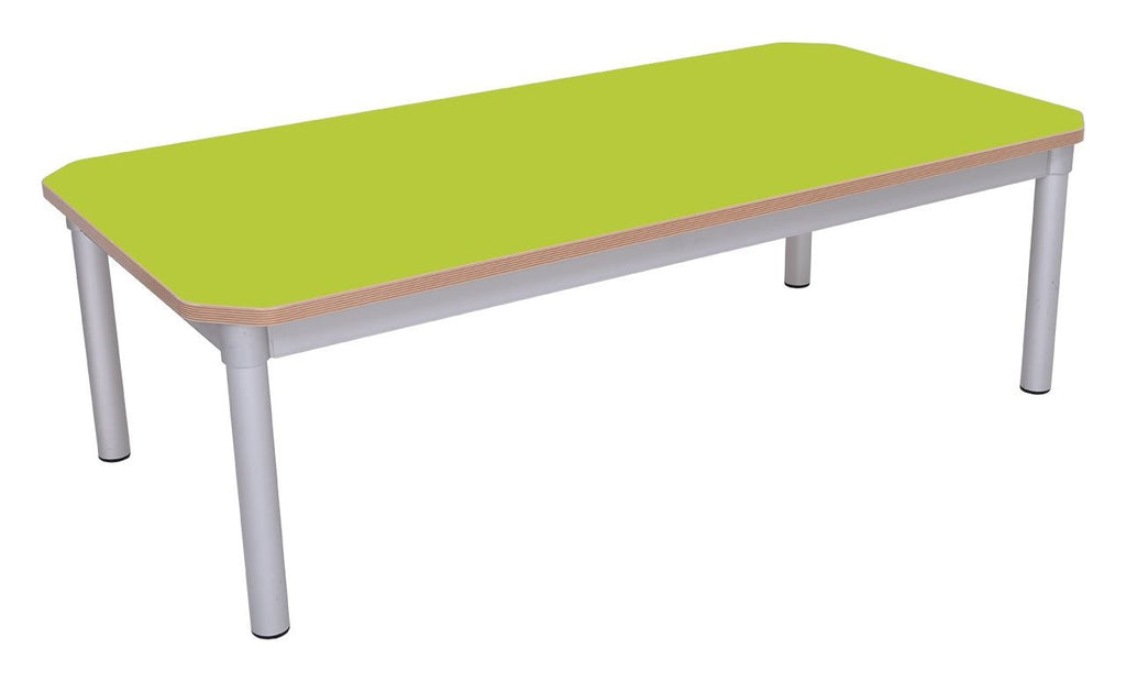 GoPak Enviro Rectangle Coffee Table, Acid Green top