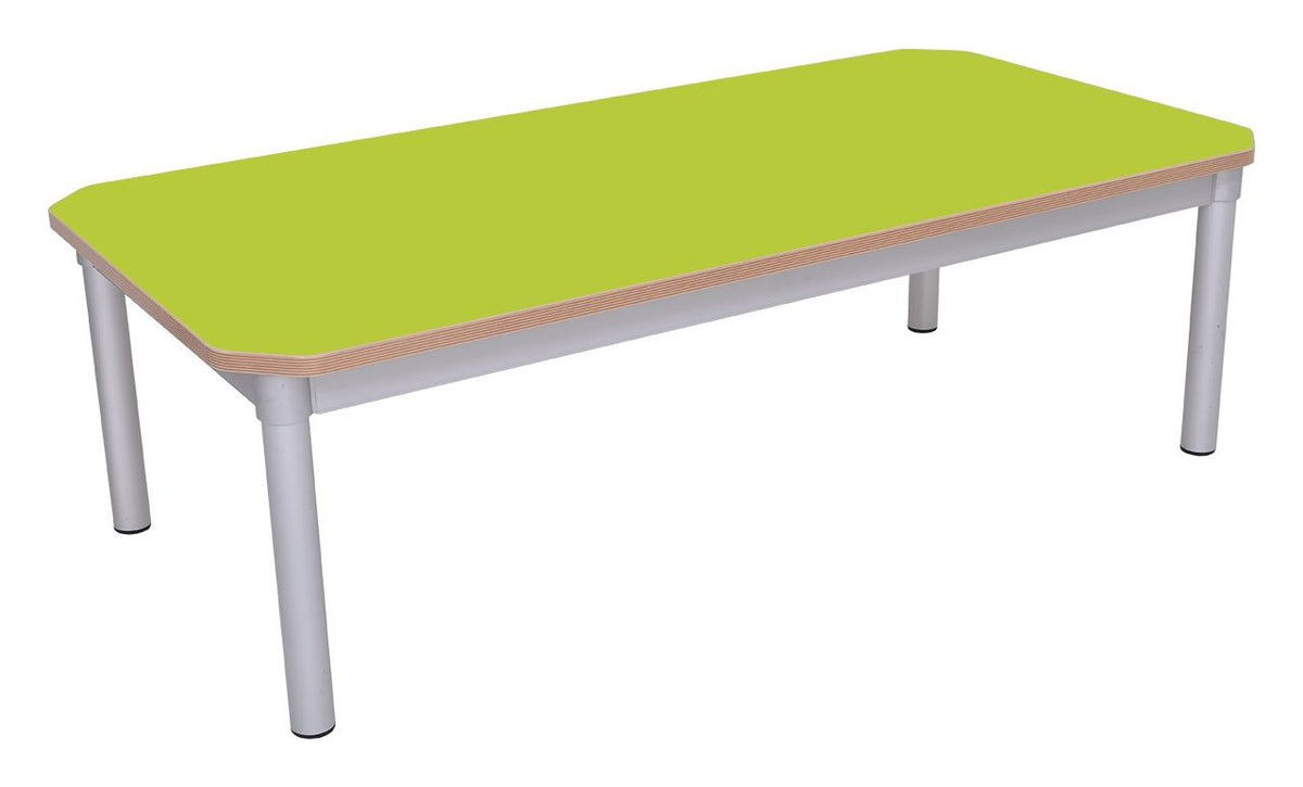 GoPak Enviro Rectangle Coffee Table, Acid Green top