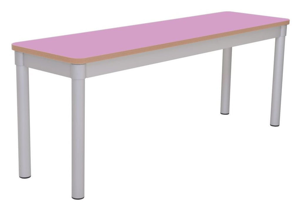 GoPak Enviro Rectangular Bench, Lilac top