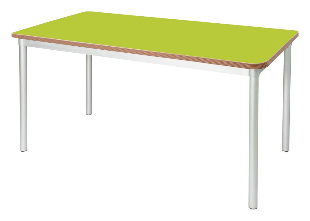 GoPak Enviro Rectangular Table, Acid Green top