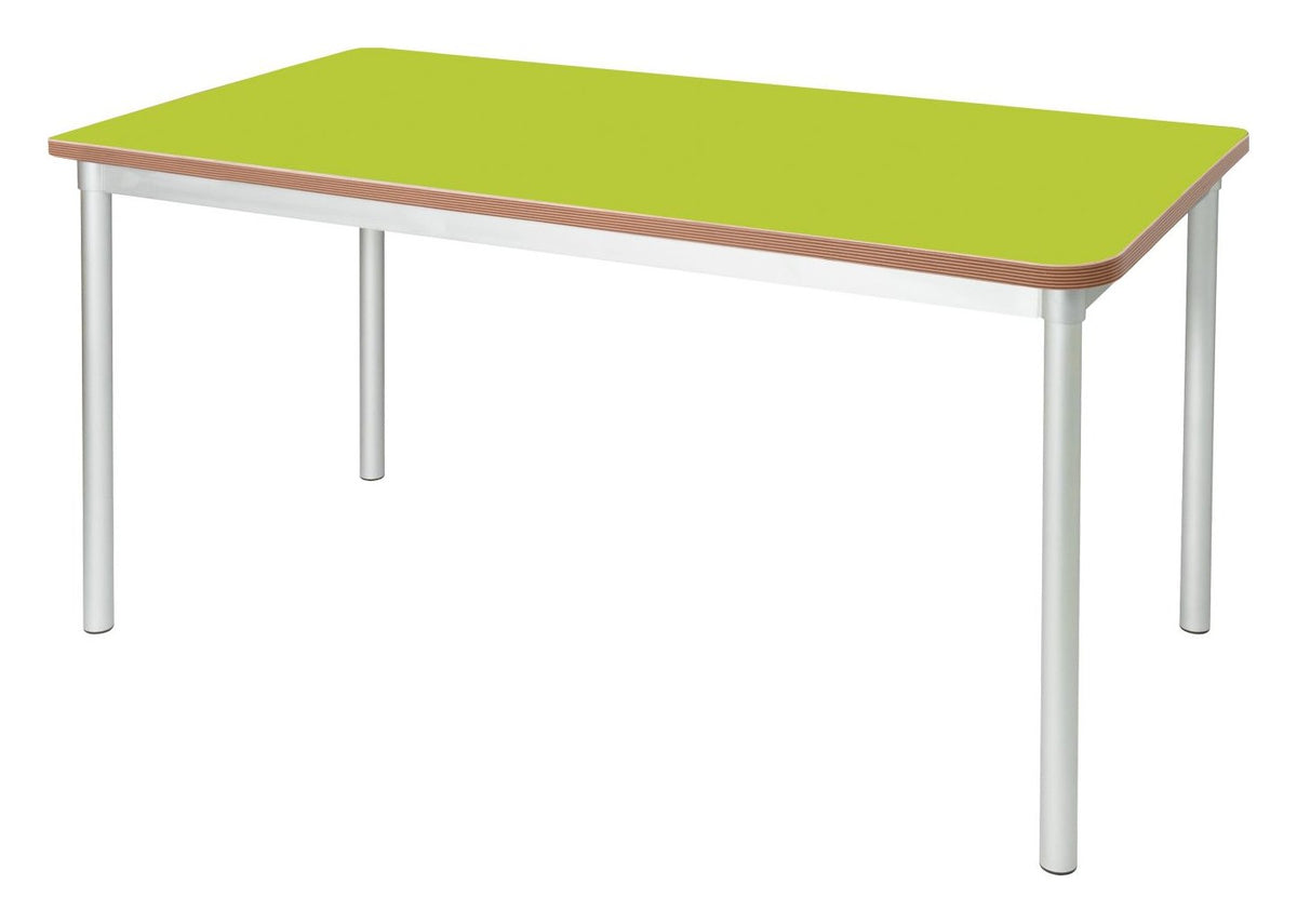 GoPak Enviro Rectangular Table, Acid Green top