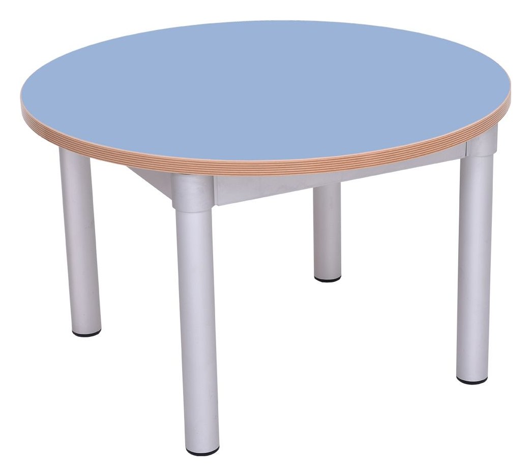 GoPak Enviro Round Coffee Table, Powder Blue top