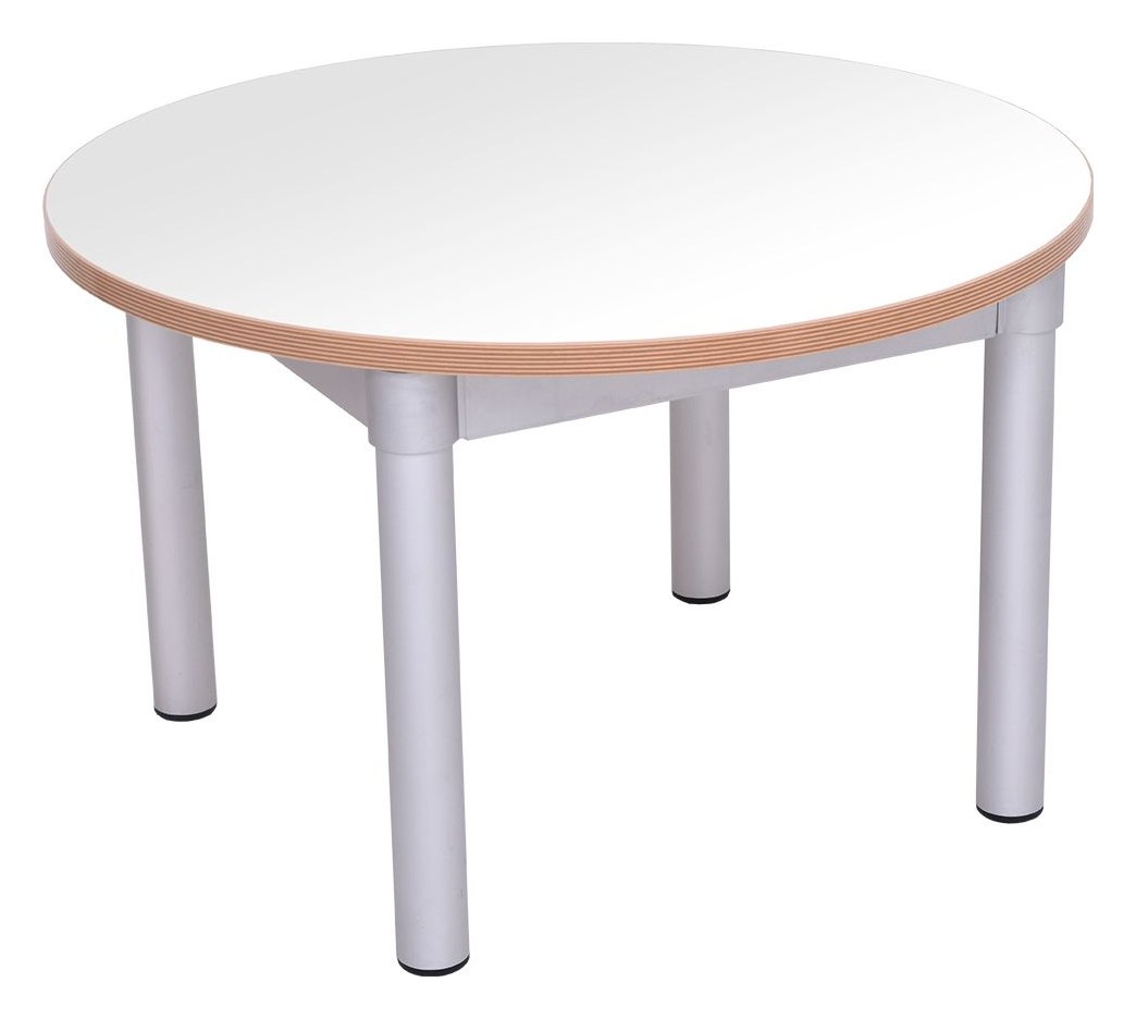 GoPak Enviro Round Coffee Table, White top