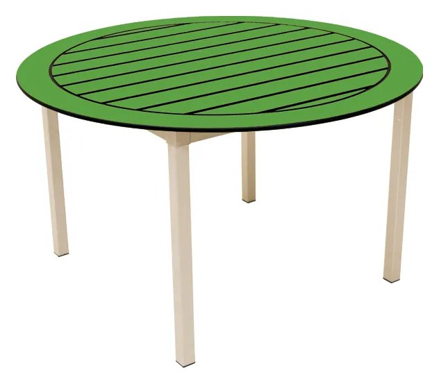 GoPak Enviro Slatted Round Outdoor Table