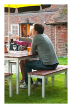 GoPak Enviro Slatted Seat Outdoor Bench, view 2