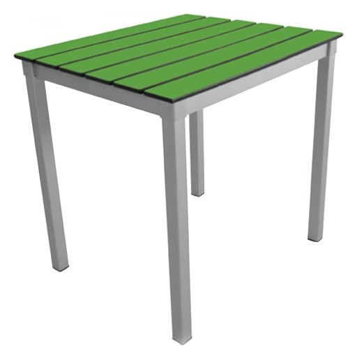 GoPak Enviro Slatted Top Square Outdoor Table, view 2