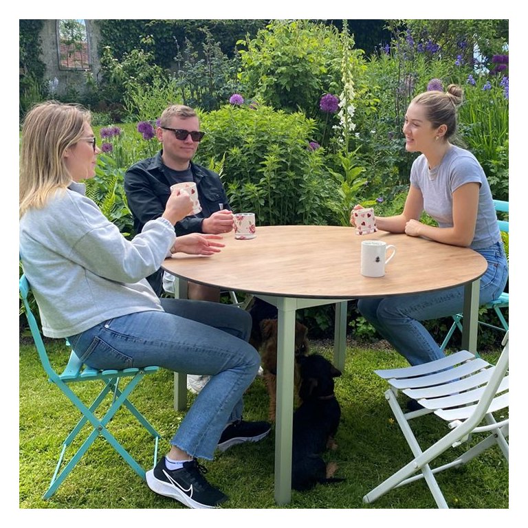 GoPak Enviro Solid Top Round Outdoor Table, view 2