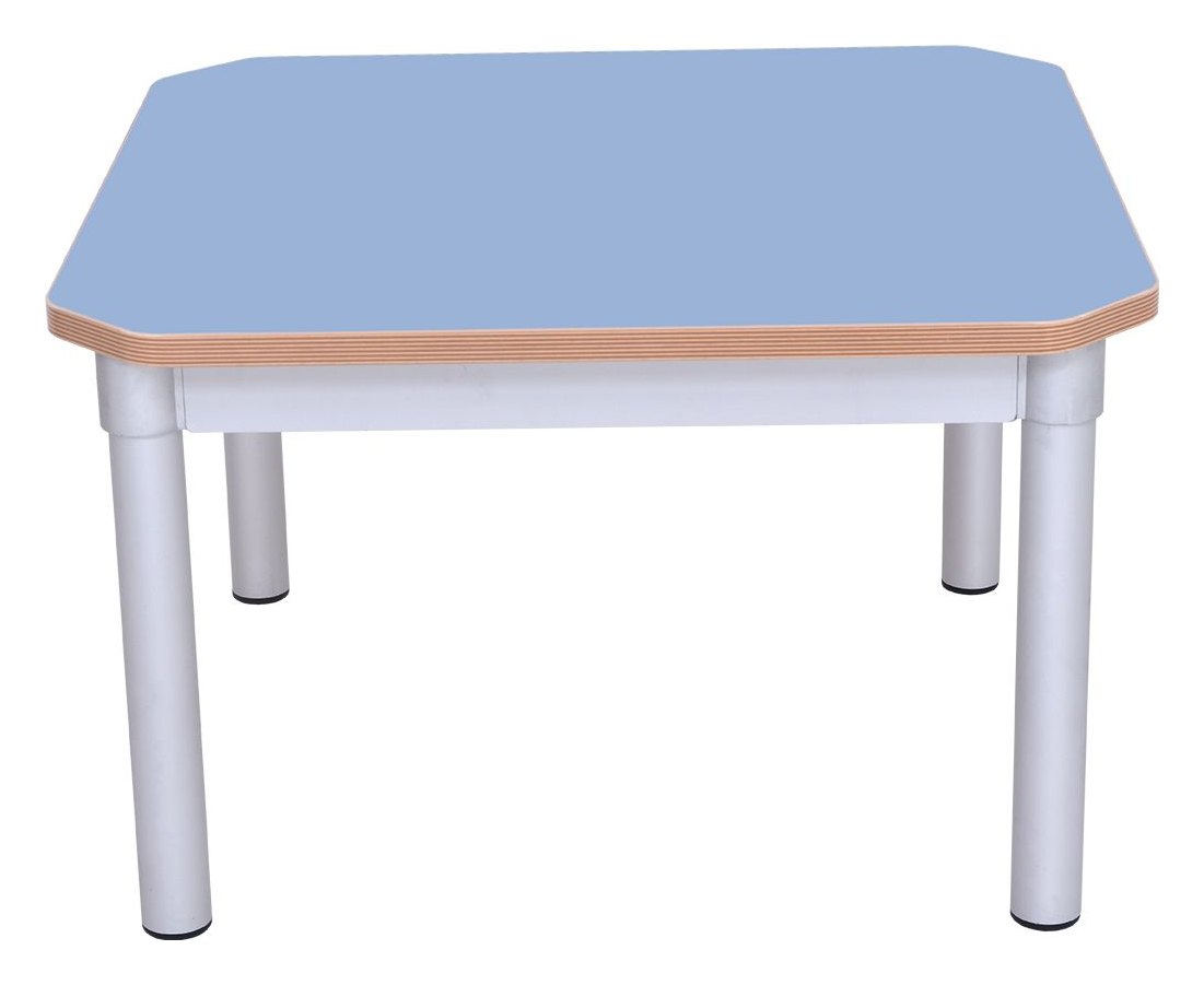 GoPak Enviro Square Coffee Table, Powder Blue top
