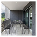 GoPak EnviroEco Black Outdoor Rectangular Quad Set, view 4