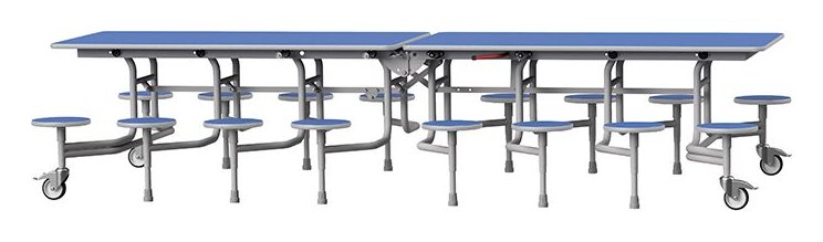 GoPak GoRoll 10ft Folding Table with 16 Stools (Early Years), view 5