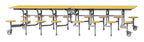 GoPak GoRoll 10ft Folding Table with 16 Stools (Early Years), view 6