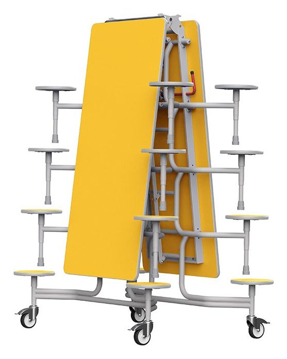 GoPak GoRoll 10ft Folding Table with 16 Stools (Early Years), view 2