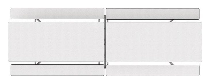 GoPak GoRoll 10ft Folding Table with 16 Stools (Early Years), view 7