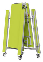 GoPak GoRoll 10ft Folding Table with Fixed Benches, view 3