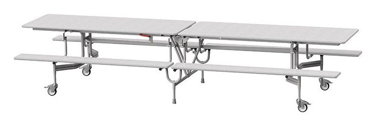 GoPak GoRoll 12ft Folding Table with Benches, view 5