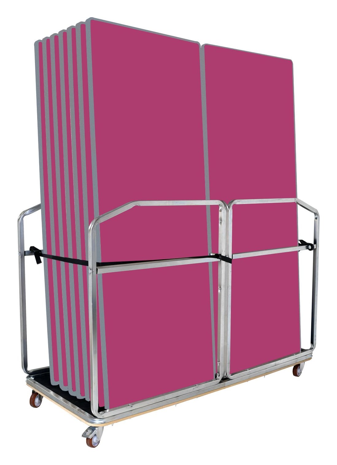 GoPak Premier Table Trolley Bundle, Fuchsia top