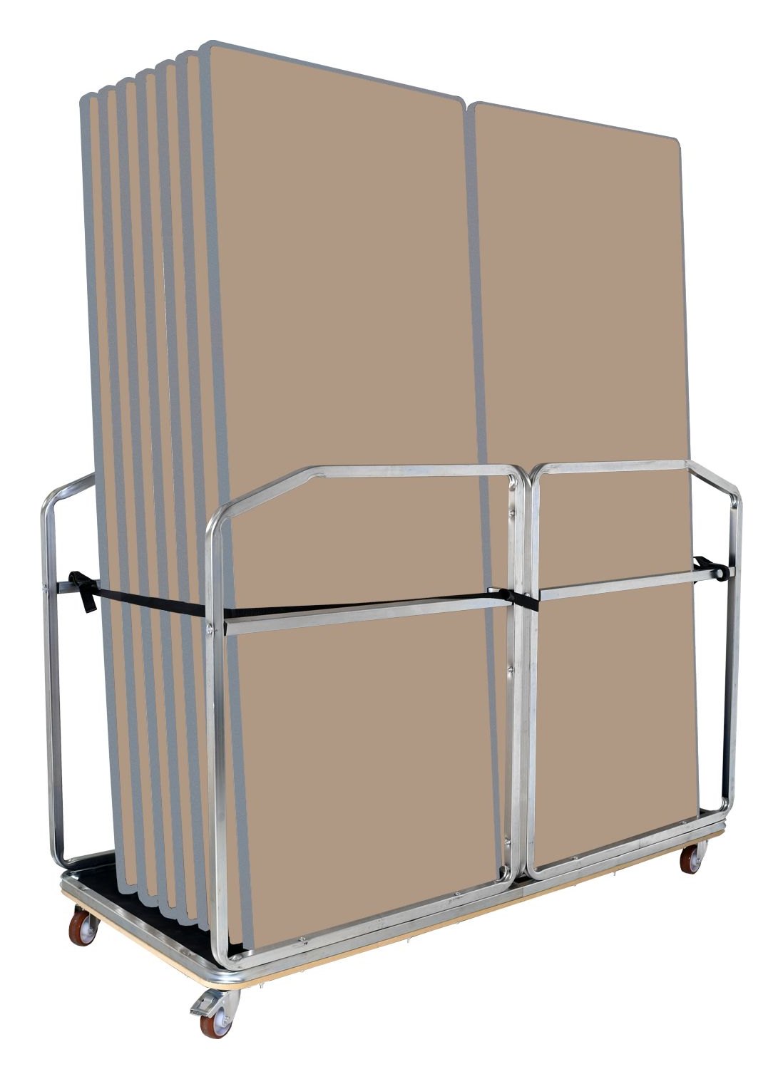GoPak Premier Table Trolley Bundle, Mocha top