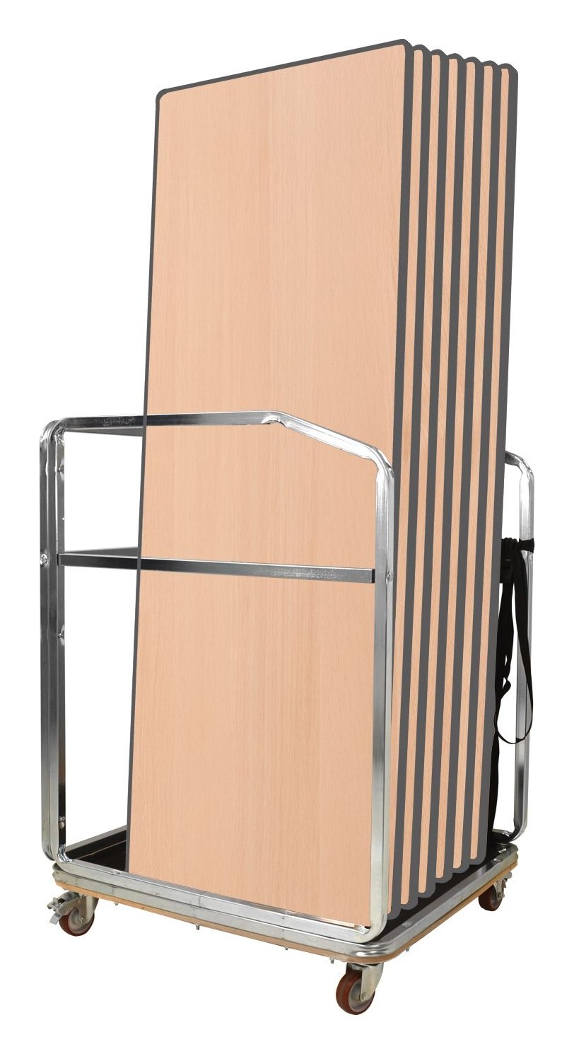 GoPak Premier Table Trolley Bundle, Beech top