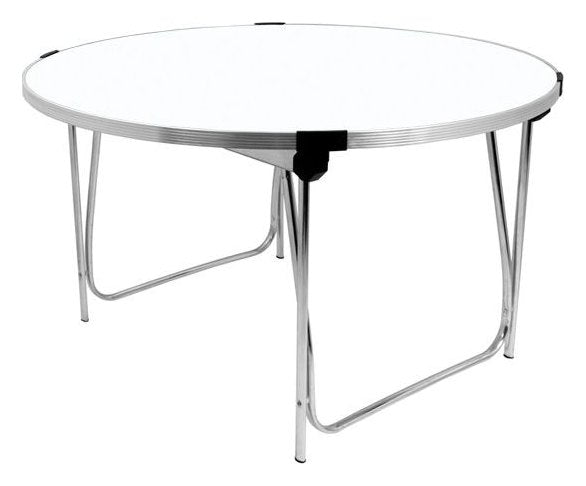 GoPak Round Folding Table, White top