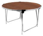 GoPak Round Folding Table, Teak top
