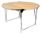 GoPak Round Folding Table, Beech top