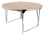 GoPak Round Folding Table, Maple top