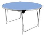 GoPak Round Folding Table, Powder Blue top