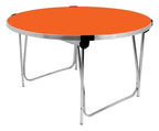 GoPak Round Folding Table, Orange top