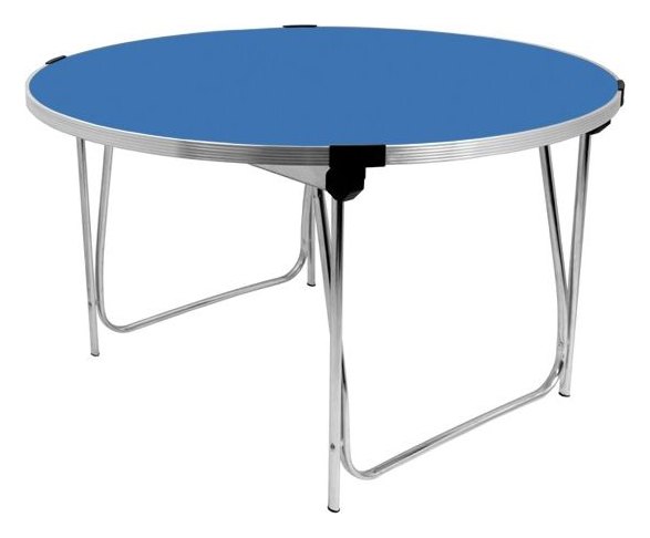 GoPak Round Folding Table, Azure top