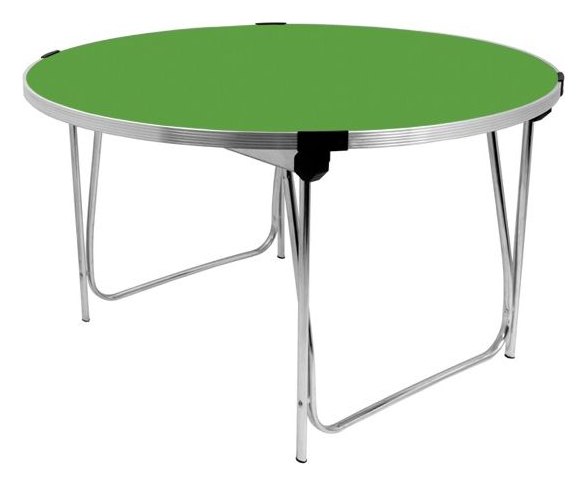 GoPak Round Folding Table, Pea Green top