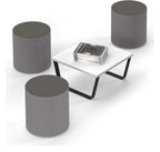 Groove Upholstered Stool