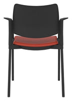 Guava Meeting Chair, Upholstered Seat, view 8