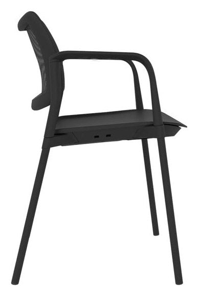 Guava Mesh Meeting Chair, view 6