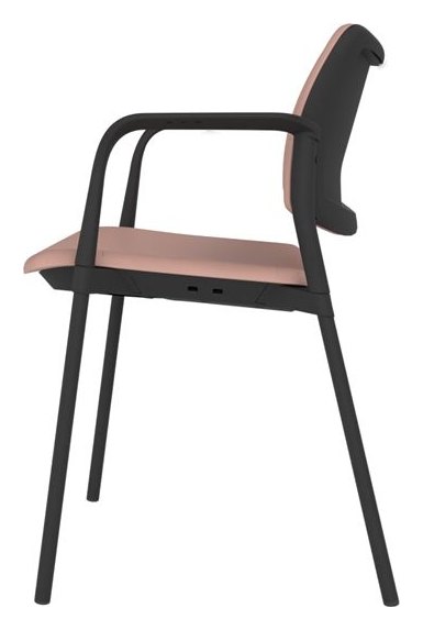 Guava Upholstered Meeting Chair, view 8