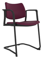 Guava Upholstered Meeting Chair, view 3
