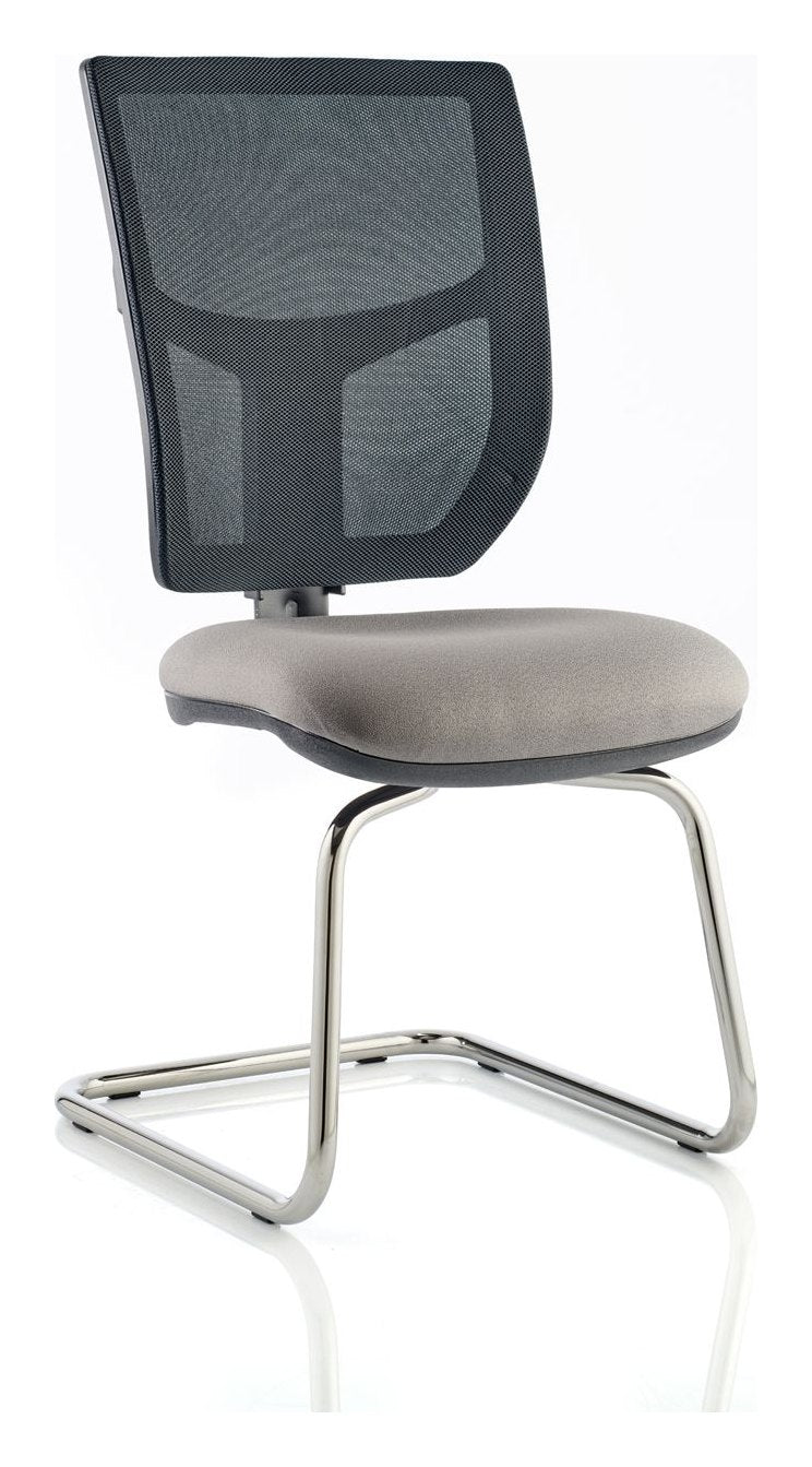 Haddon Mesh Back Cantilever Visitor Chair, view 2